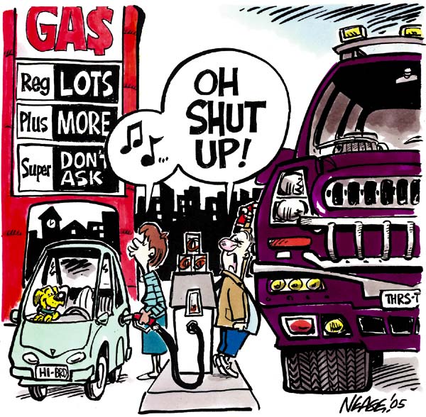 gas pump. suv-economy-gas-pump-hybrid-