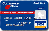 Commerce Bank Visa Credit Card offers rewards for insurance premiums in New Jersey