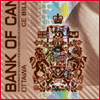 Raised ink in true geniune Canada dollar bills