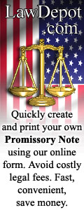American Legal Document Promissory Note